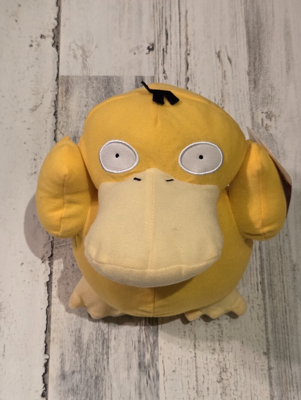 New Pokemon Psyduck Plush Stuffed Animal Yellow W/ Cream Beak Kids Toy NWT